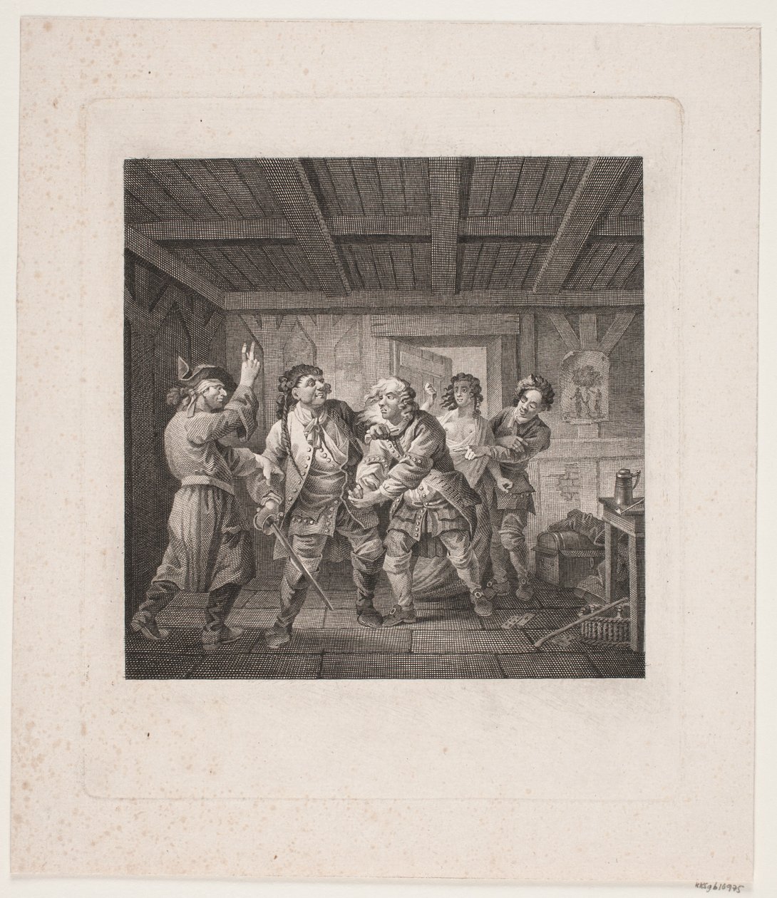 Illustrazione per le commedie di Holberg da Georg Haas