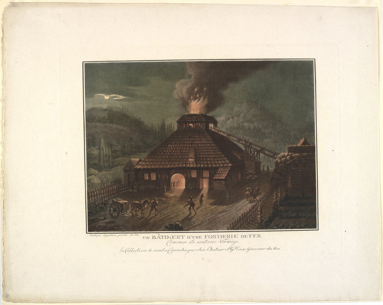 Un edificio di una fonderia di ferro da Georg Haas
