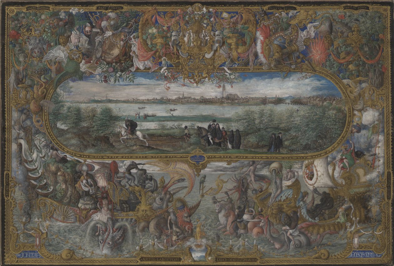 Veduta di Siviglia, 1573 da Georg Hoefnagel
