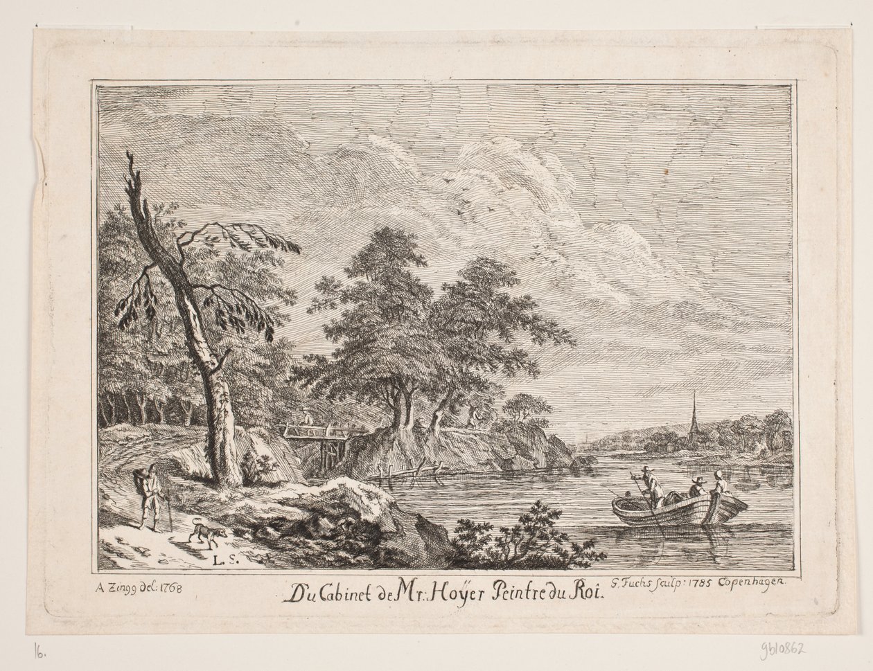 Paesaggio fluviale da Georg Mathias Fuchs