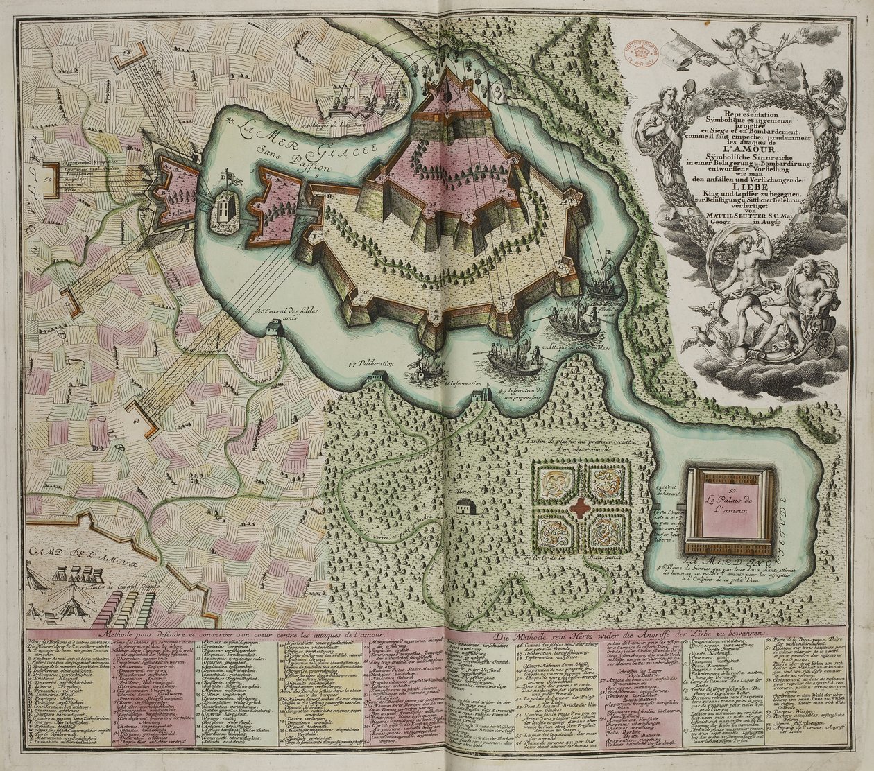 Mappa allegorica dell
