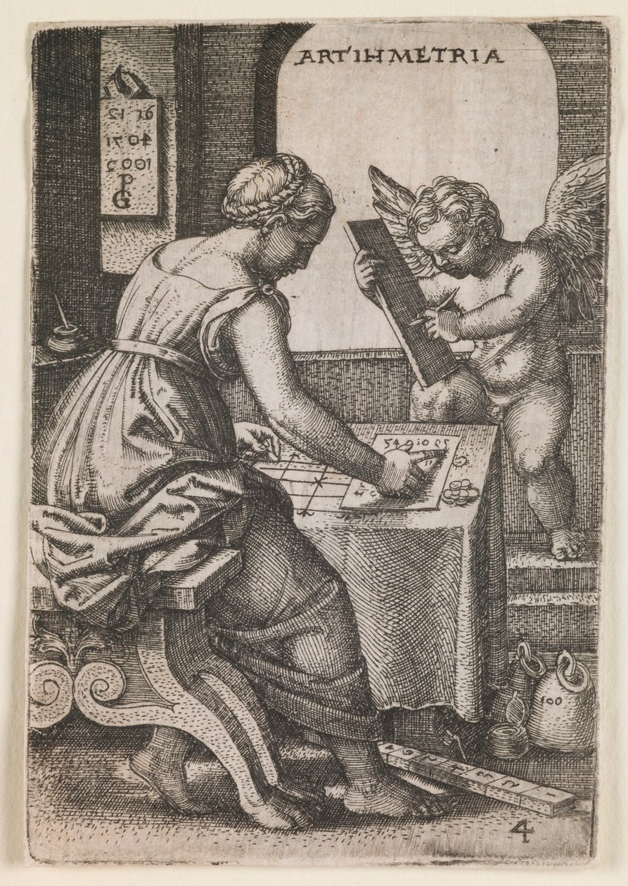 Aritmetica (Le Arti Liberali) da Georg Pencz