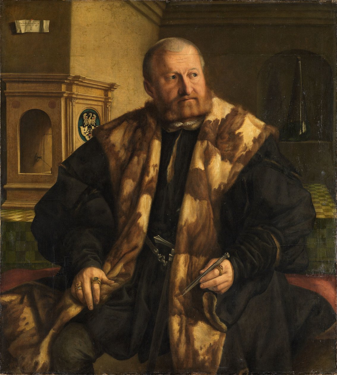 Ritratto di Jörg Herz, maestro conio di Norimberga da Georg Pencz