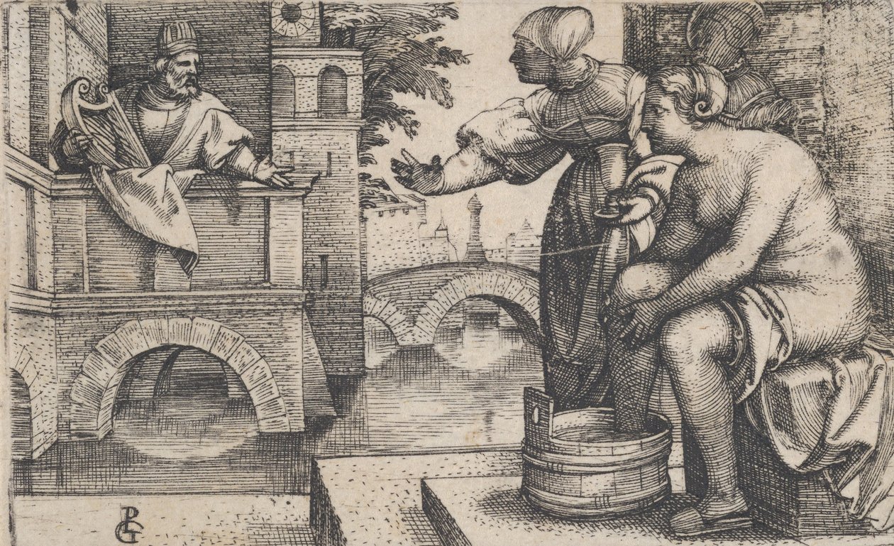 Davide e Betsabea da Georg Pencz