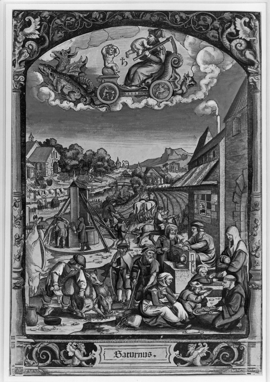I sette pianeti: Saturno da Georg Pencz