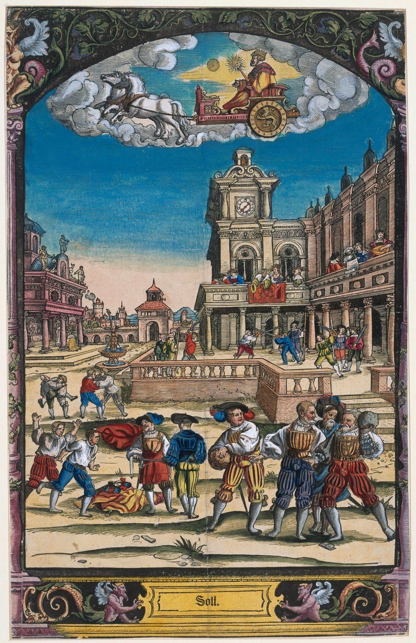 Die sieben Planeten: Sonne da Georg Pencz