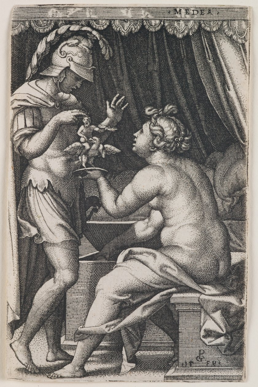 Medea e Giasone da Georg Pencz