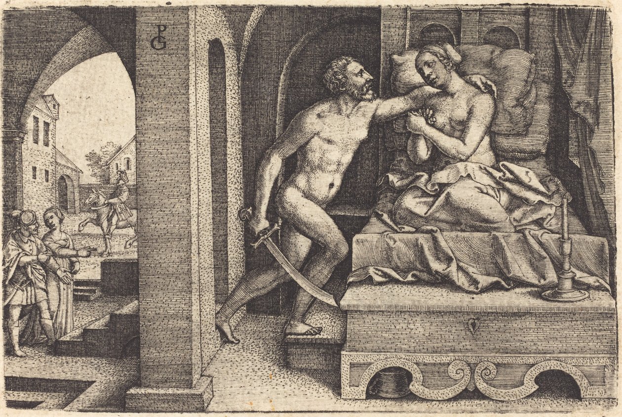Tarquinio e Lucrezia da Georg Pencz