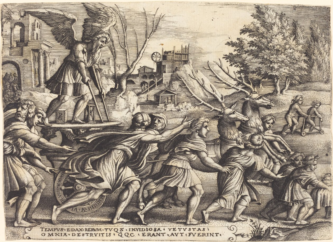 Il trionfo del tempo da Georg Pencz