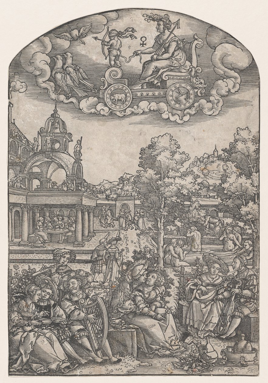Venere, dai Sette Pianeti da Georg Pencz