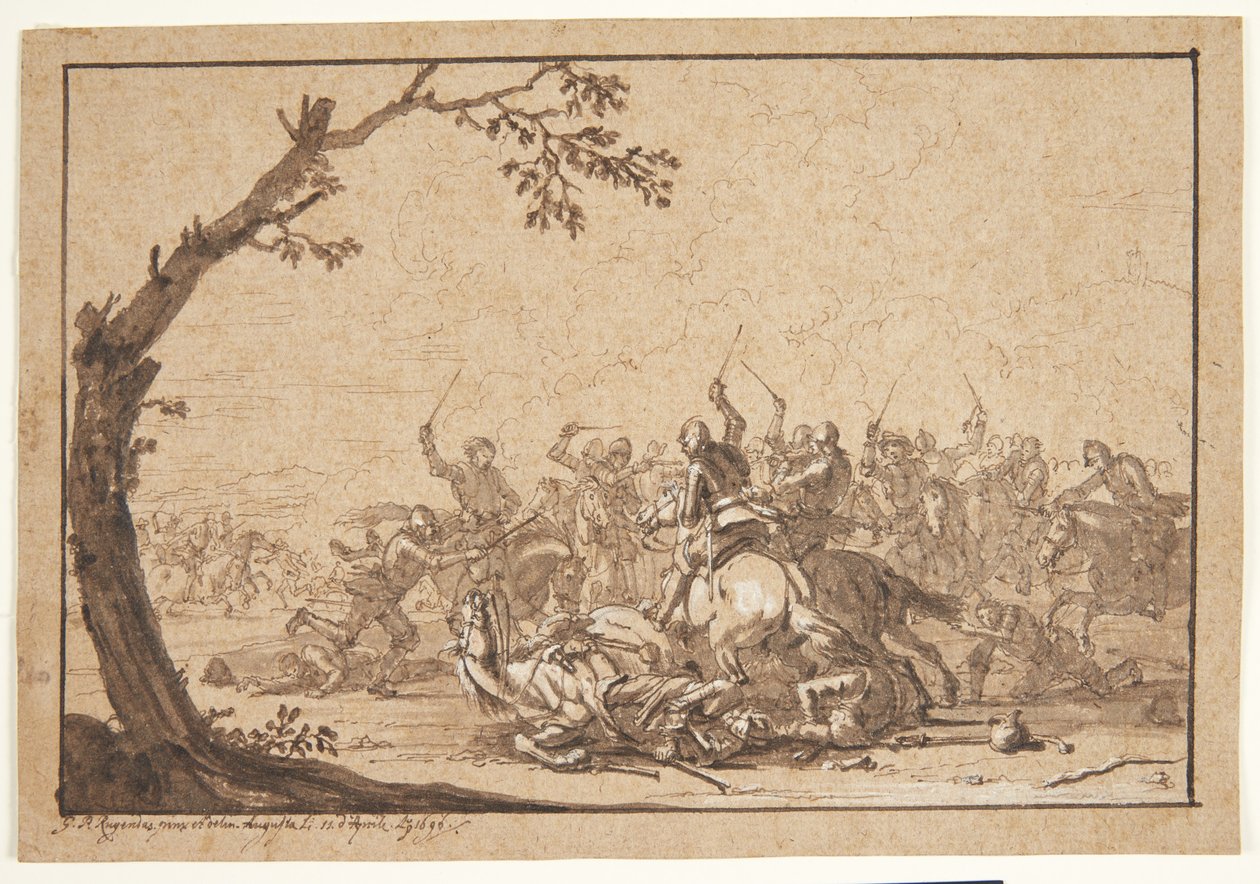Combattimento a cavallo da Georg Philipp Rugendas