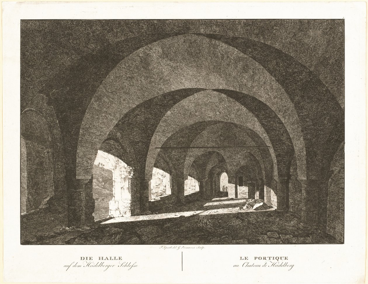La sala del castello di Heidelberg da Georg Primavesi, after Peter Speeth