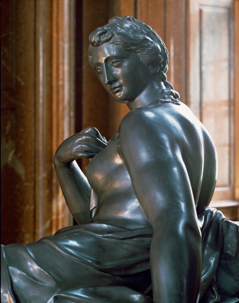 Providentia, una figura della fontana Donner-Brunnen nel centro di Vienna da Georg Raphael Donner