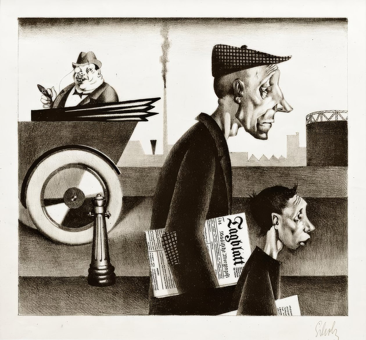 Giornalista (Il lavoro disonora) da Georg Scholz
