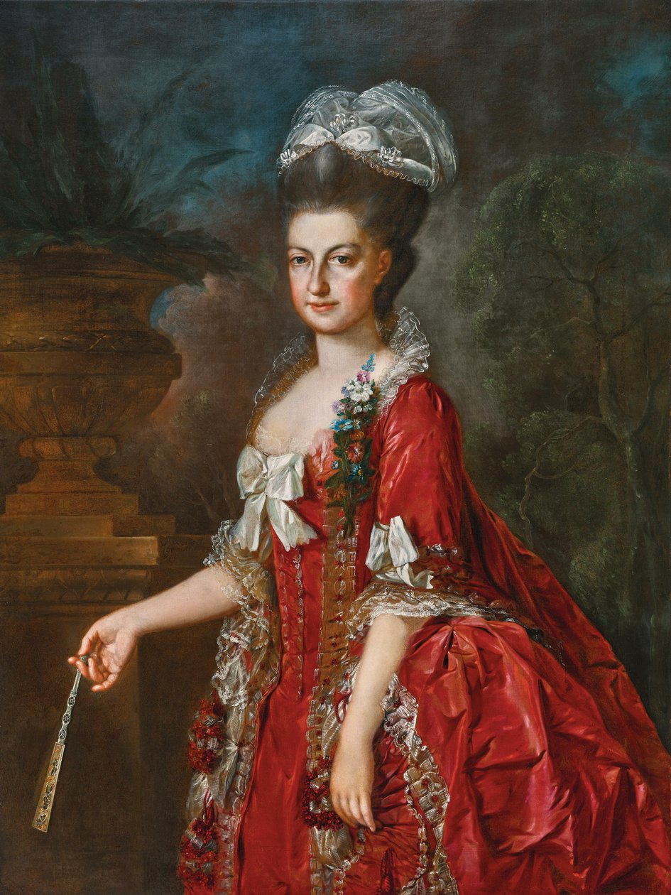 Johann Georg Weikert Ritratto di Maria Cristina d