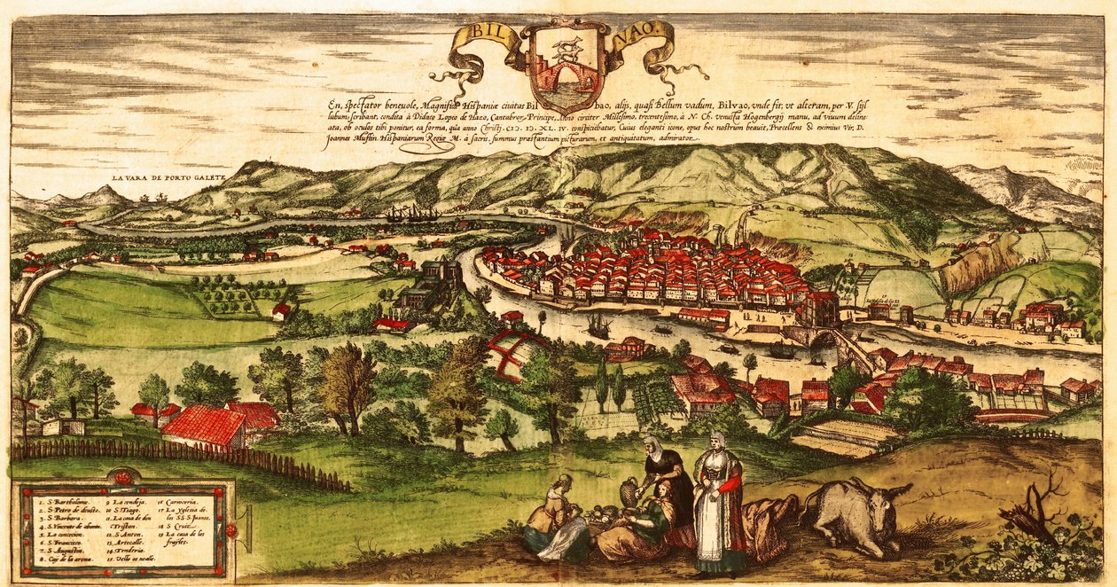 Bilbao da Georg and Hogenberg Franz (1535 90) Braun