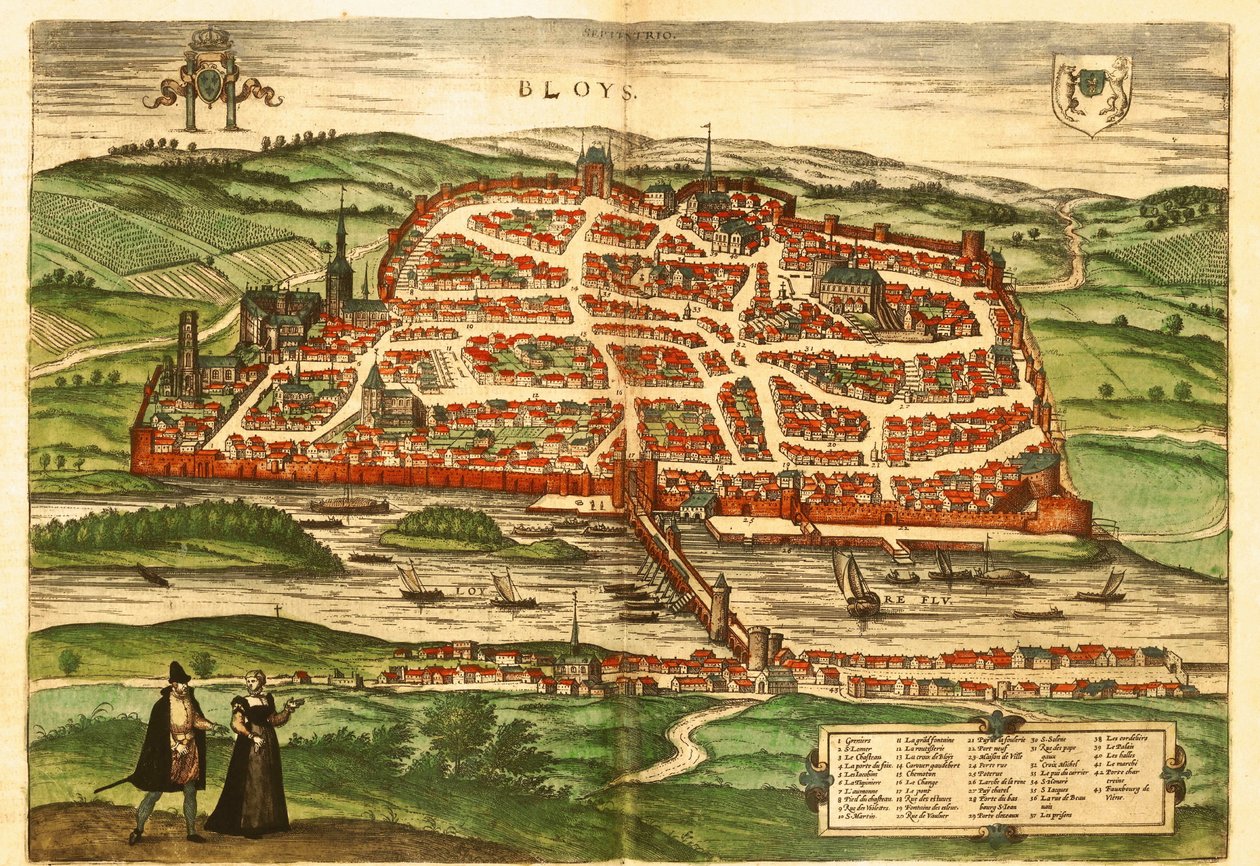 Blois da Georg and Hogenberg Franz (1535 90) Braun