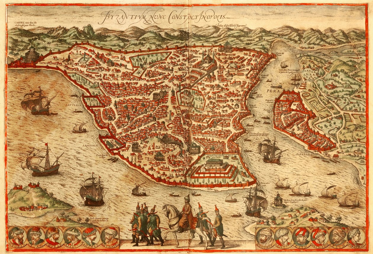 Istanbul da Georg and Hogenberg Franz (1535 90) Braun