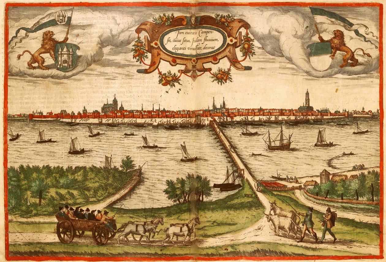 Kampan, Germania da Georg and Hogenberg Franz (1535 90) Braun
