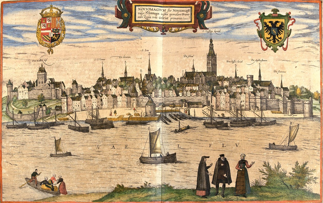 Nijmegen, Paesi Bassi da Georg and Hogenberg Franz (1535 90) Braun
