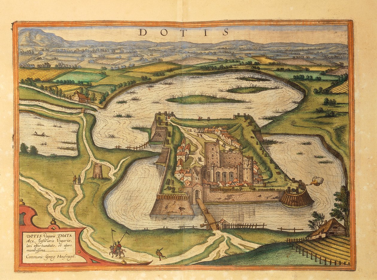 Tata, Dotis dal Civitates Orbis Terrarum di Georg Braun da Georg Braun and Hogenberg Franz