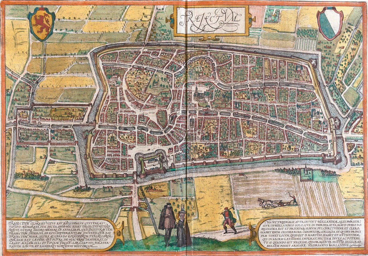 Utrecht, Paesi Bassi da Georg and Hogenberg Franz (1535 90) Braun