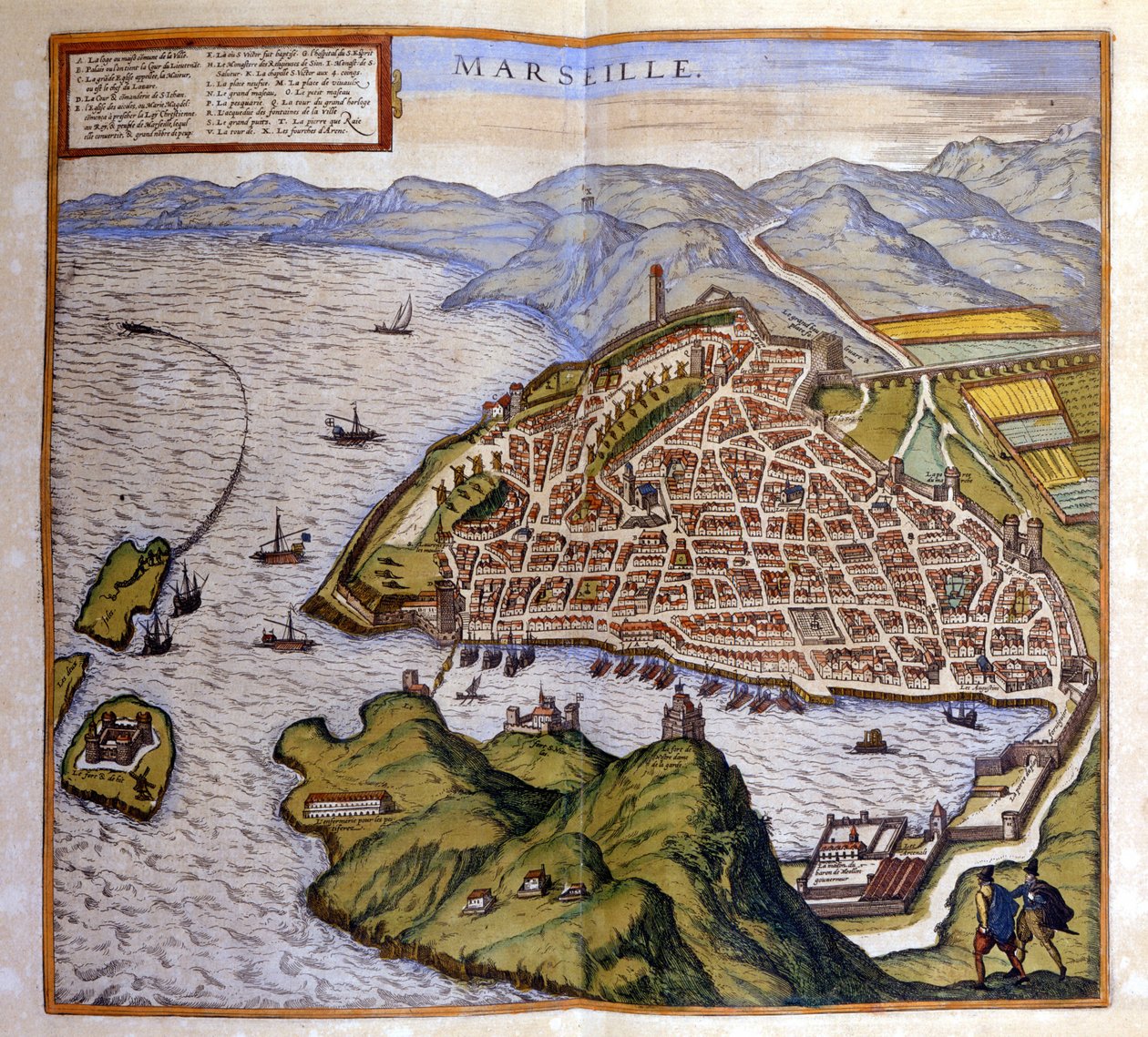 Vista di Marsiglia dall