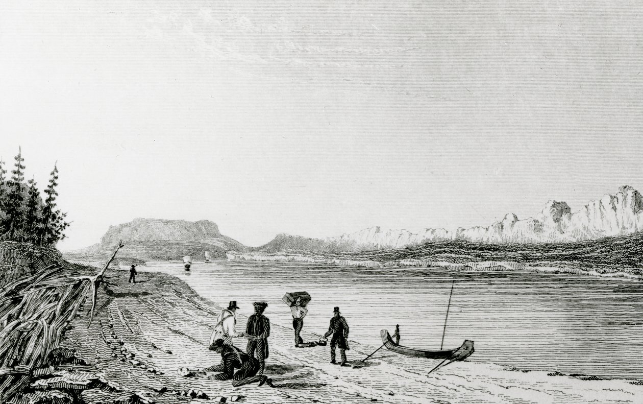 Parte delle Montagne Rocciose, Fiume Mackenzie da George Back