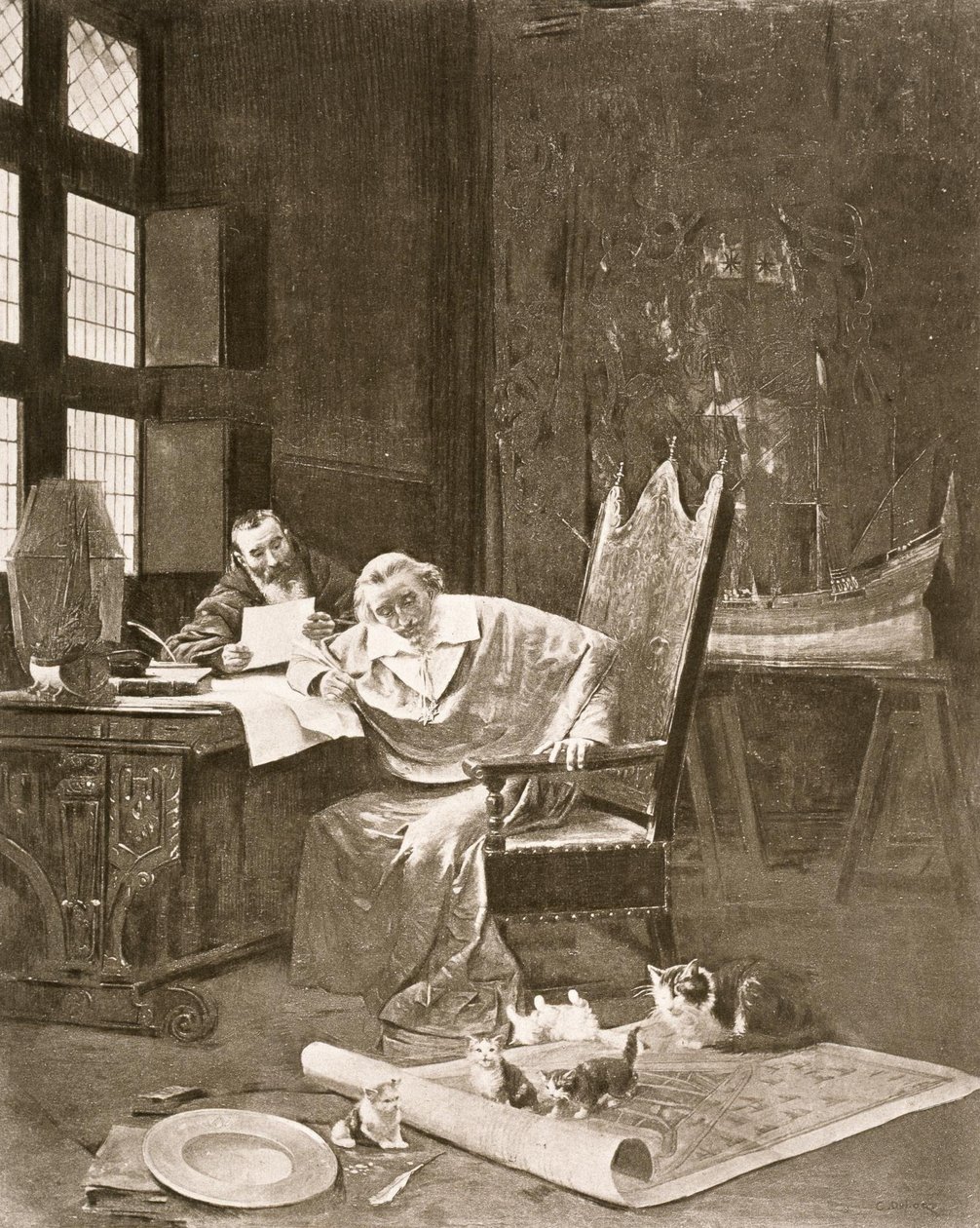 Richelieu e i suoi gatti da George Barrie