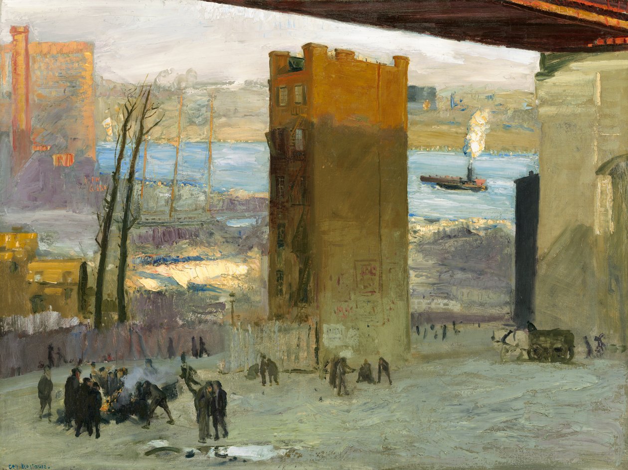 Il tenement solitario da George Wesley Bellows