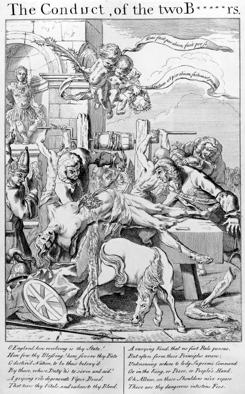 La Condotta dei Due Fratelli, 1749 da George Bickham