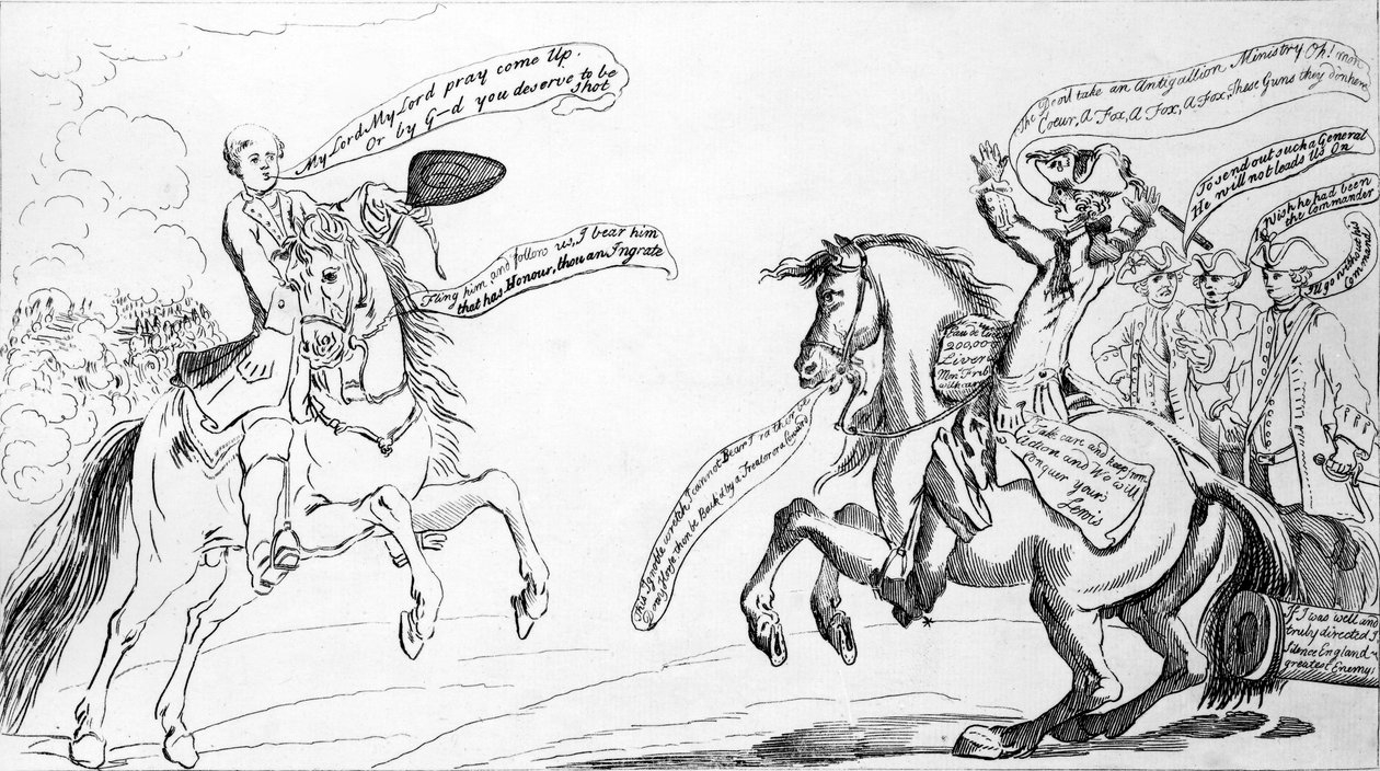 Il generale Pompadour, c.1759 da George Bickham