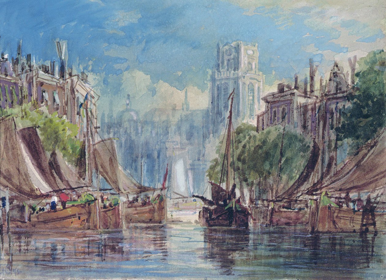 Veduta di Rotterdam da George the Elder Chambers