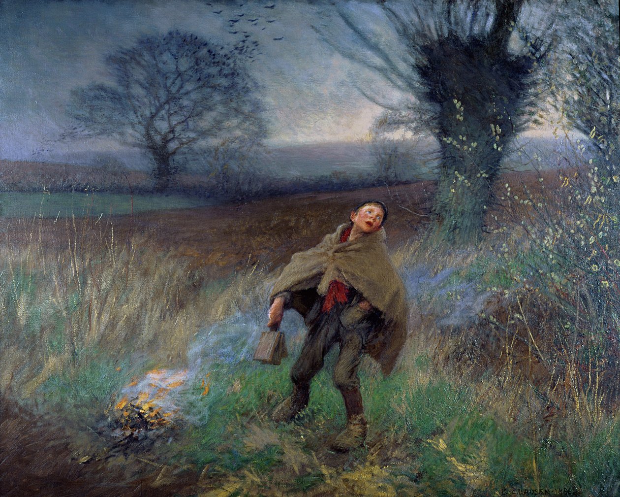 Spaventapasseri, marzo 1896 da George Clausen