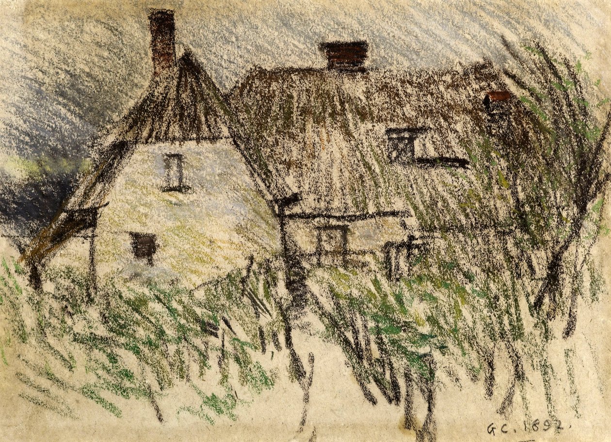 Cottage vicino a Walberswick, Suffolk, 1892 da George Clausen