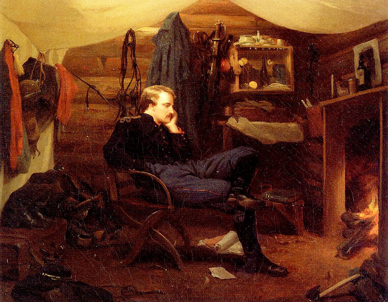 Quartieri invernali in Virginia, Esercito del Potomac, 1866 da George Cochran Lambdin