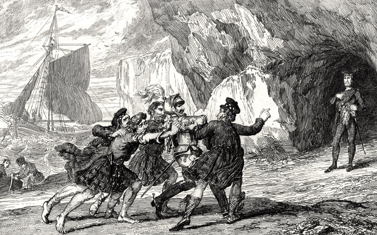 Capitano Dalgetty ad Ardenvohr, illustrazione da 