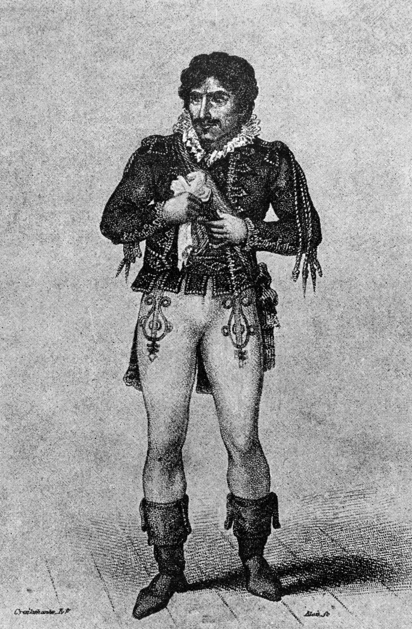 Edmund Kean (1787-1833) come Iago, da 