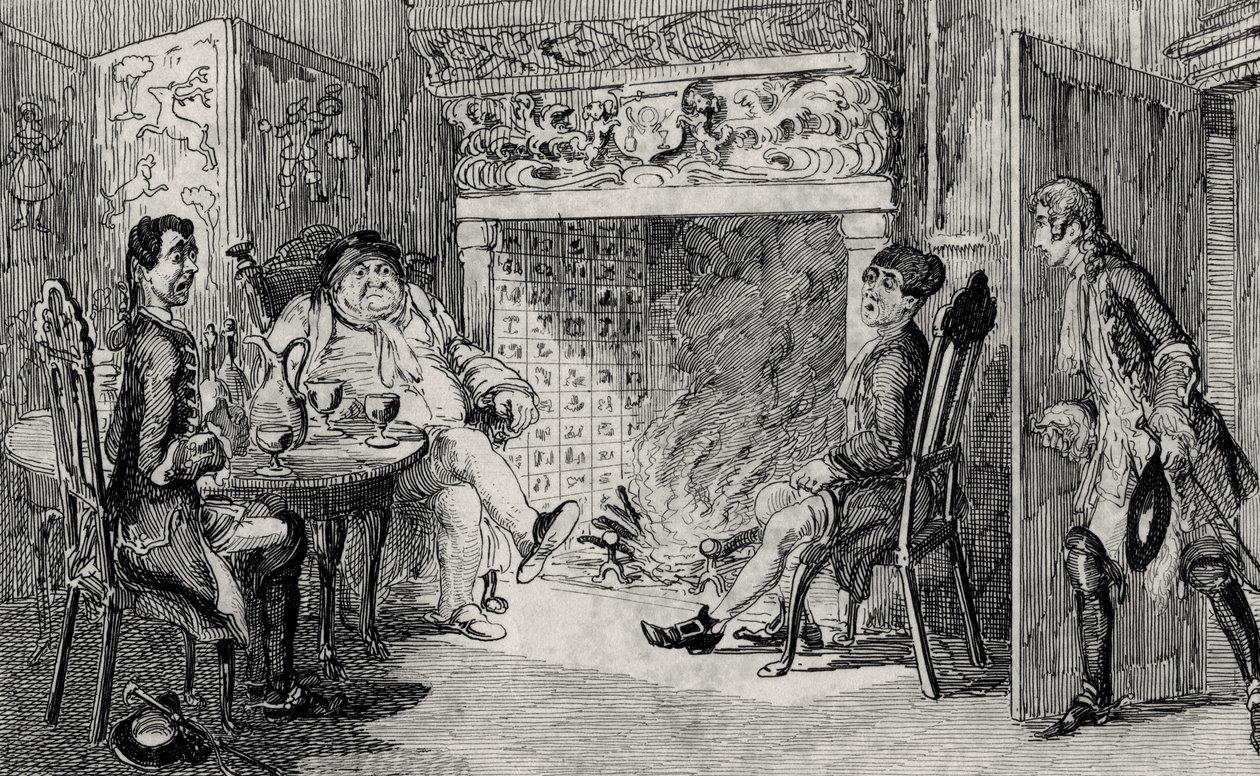 Francis Osbaldistone da Squire Inglewood, illustrazione da 