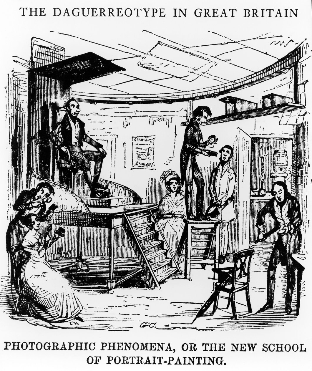 Il Daguerrotipo in Gran Bretagna, 1843 da George Cruikshank