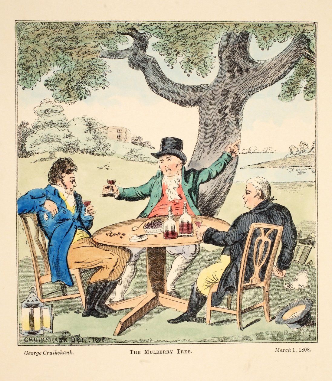 Il Gelso, pub. 1808 da George Cruikshank