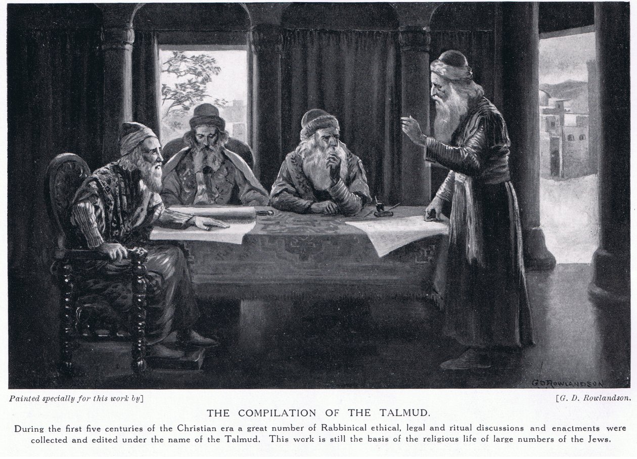 Compilazione del Talmud da George Derville Rowlandson