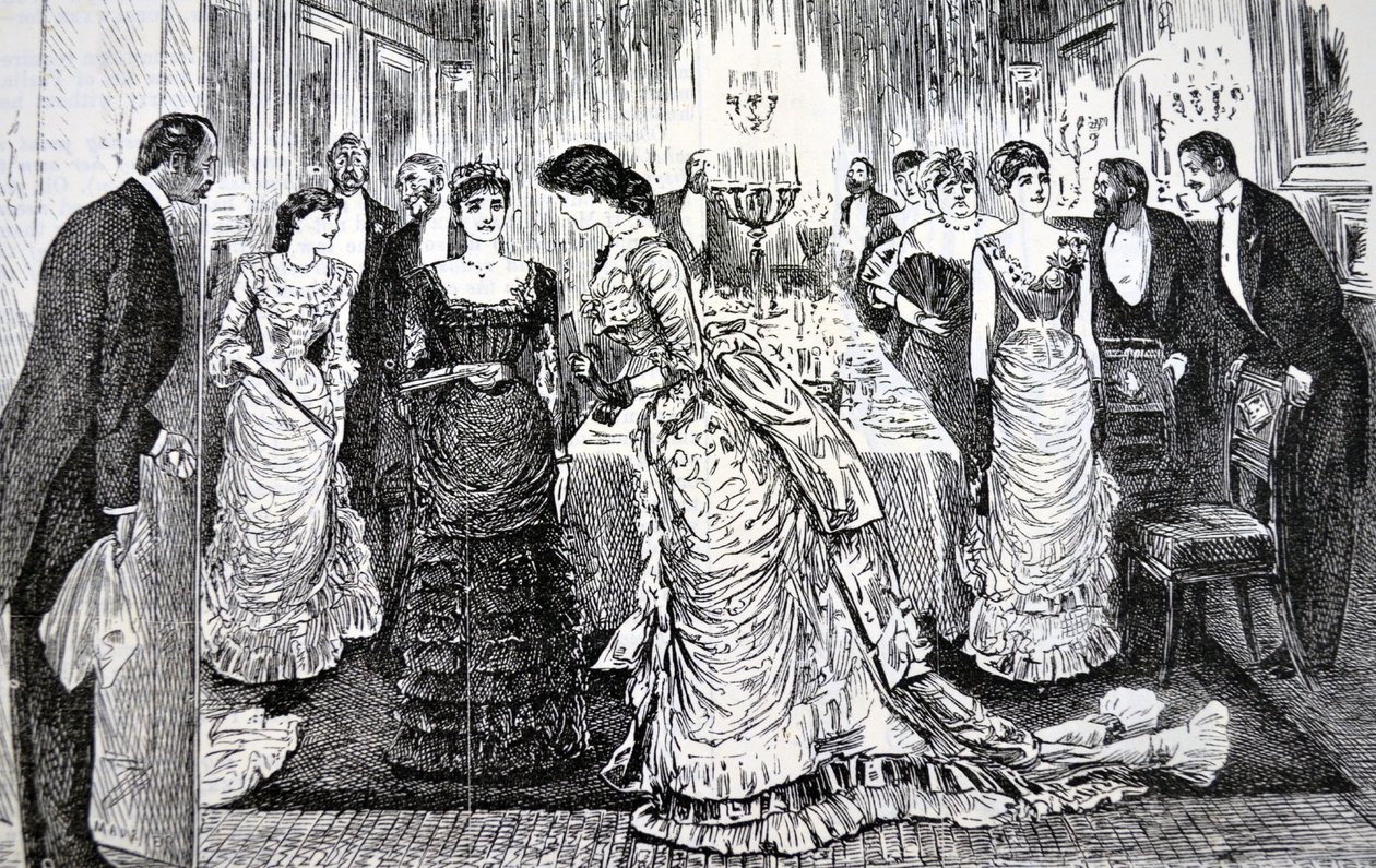 Etichetta del fumo, 1883 da George du Maurier