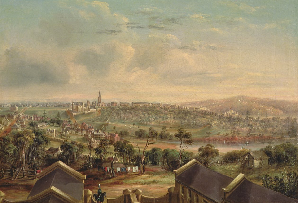 Sydney da Woolloomooloo, 1849 da George Edward Peacock