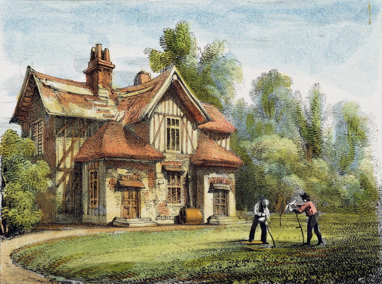 Cottage della Regina, Giardini di Richmond, tavola 17 da 