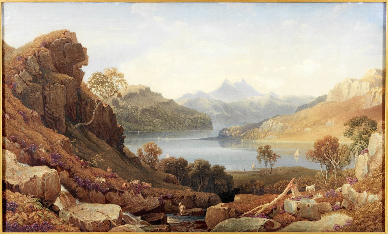 Un lago in Argyll da George Fennel Robson