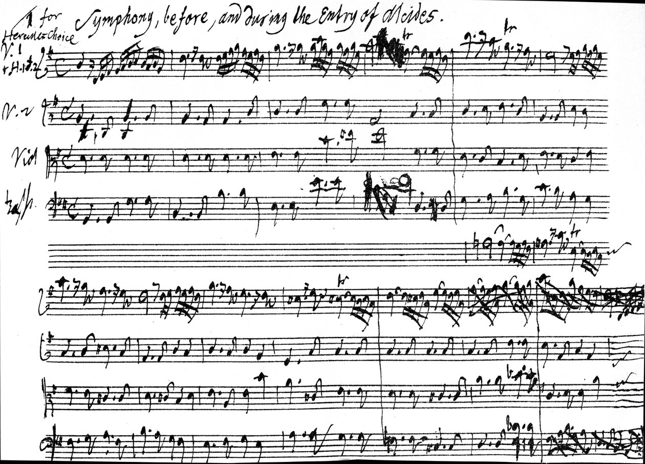 Partitura originale dell