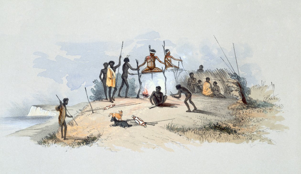 Gli abitanti aborigeni: tombe native e mezzi di disposizione dei loro morti, da 