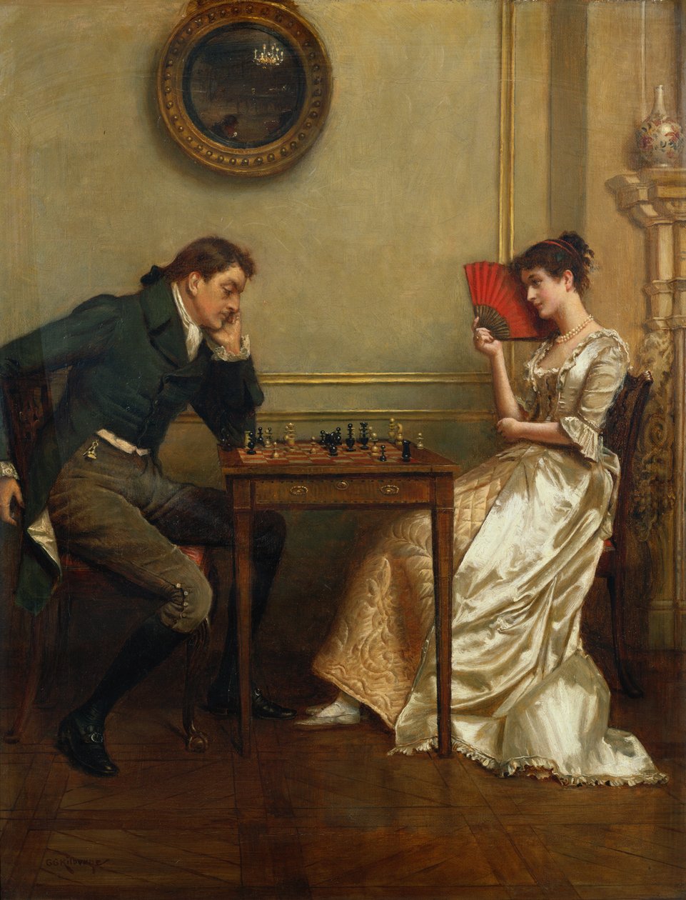 Una partita a scacchi da George Goodwin Kilburne
