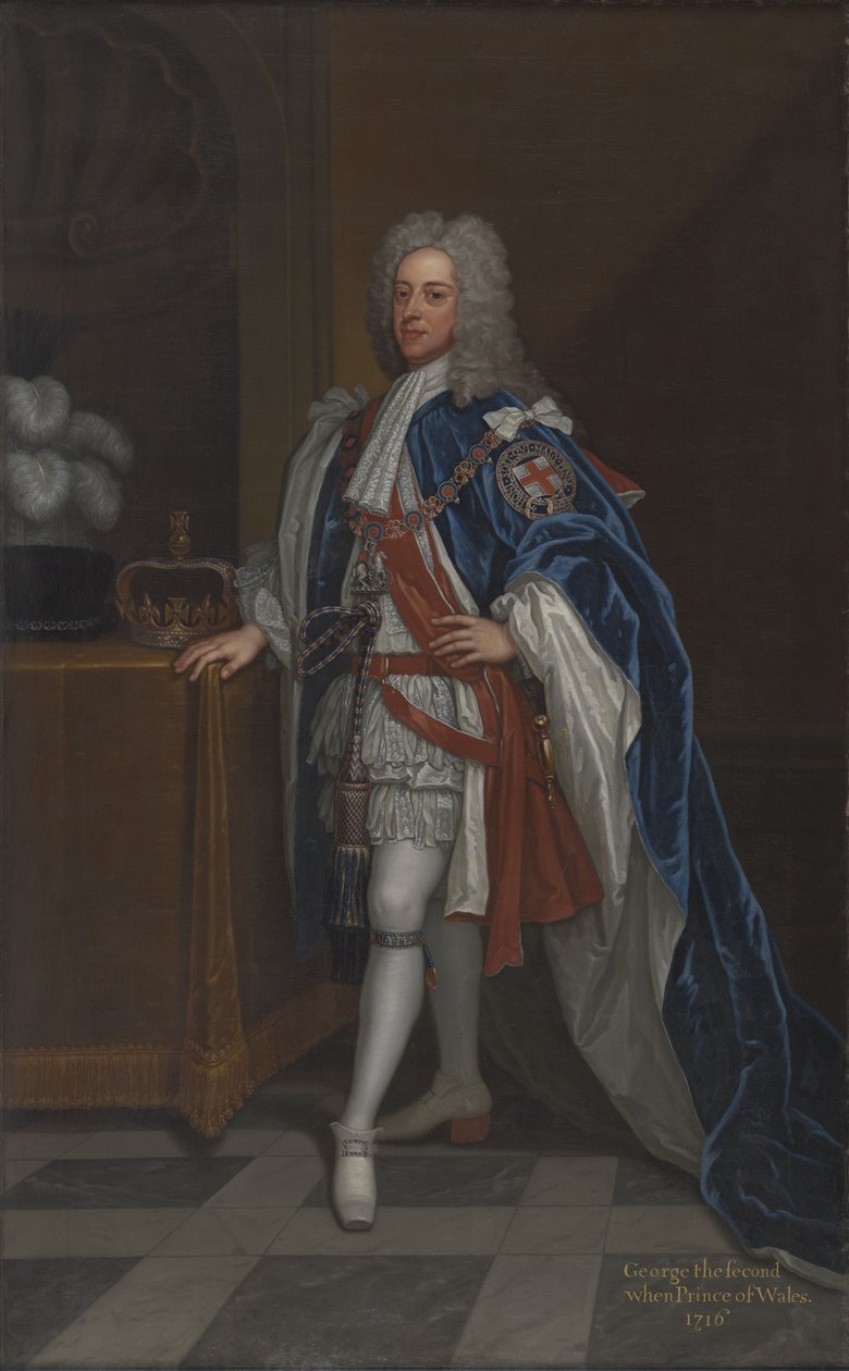 Ritratto di Re Giorgio II quando Principe di Galles (1683-1760) da George Hamilton Constantine